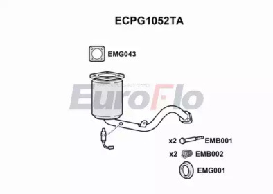 Катализатор EuroFlo ECPG1052TA