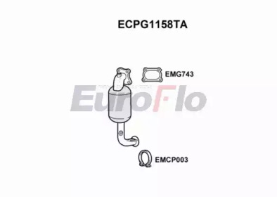 Катализатор EuroFlo ECPG1158TA