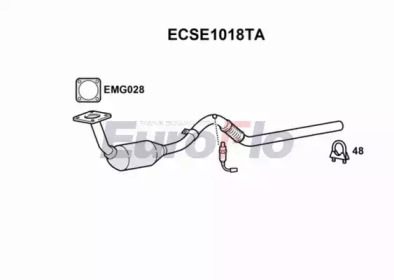 Катализатор EuroFlo ECSE1018TA