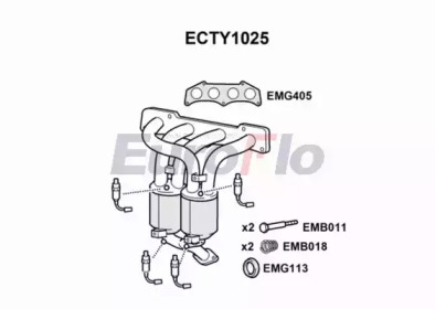 Катализатор EuroFlo ECTY1025