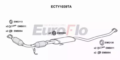 Катализатор EuroFlo ECTY1039TA