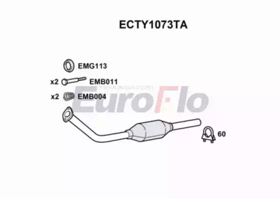 Катализатор EuroFlo ECTY1073TA