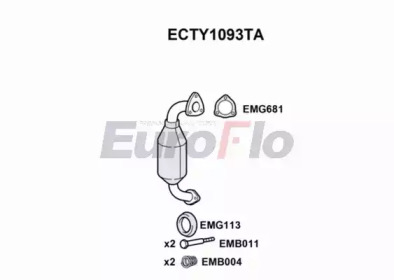 Катализатор EuroFlo ECTY1093TA