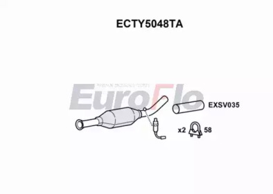 Катализатор EuroFlo ECTY5048TA