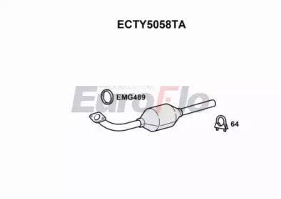 Катализатор EuroFlo ECTY5058TA