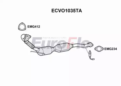 Катализатор EuroFlo ECVO1035TA