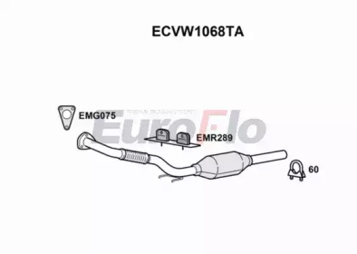 Катализатор EuroFlo ECVW1068TA