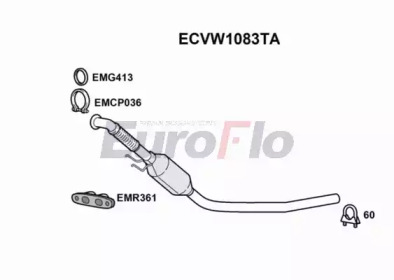 Катализатор EuroFlo ECVW1083TA