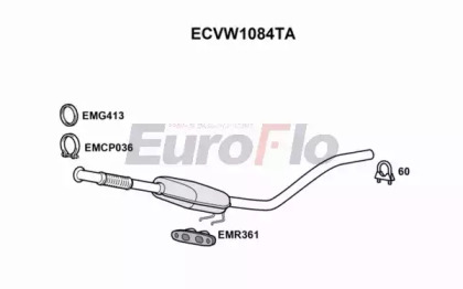 Катализатор EuroFlo ECVW1084TA