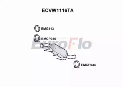 Катализатор EuroFlo ECVW1116TA