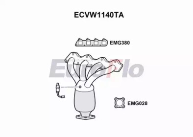 Катализатор EuroFlo ECVW1140TA