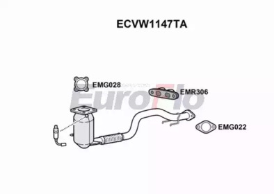 Катализатор EuroFlo ECVW1147TA