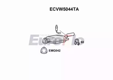 Катализатор EuroFlo ECVW5044TA