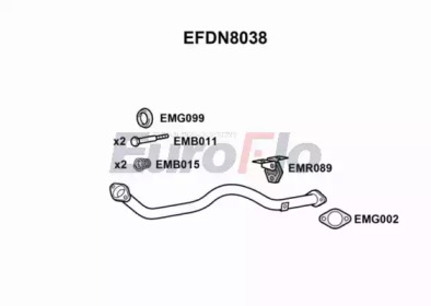 Трубка EuroFlo EFDN8038