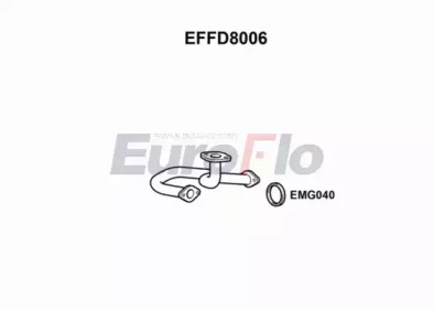 Трубка EuroFlo EFFD8006