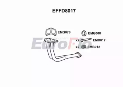 Трубка EuroFlo EFFD8017