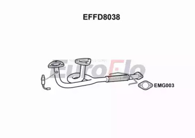 Трубка EuroFlo EFFD8038