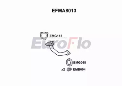 Трубка EuroFlo EFMA8013