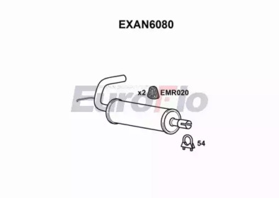 Амортизатор EuroFlo EXAN6080