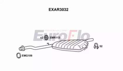 Амортизатор EuroFlo EXAR3032