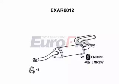 Амортизатор EuroFlo EXAR6012