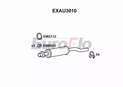 Амортизатор EuroFlo EXAU3010