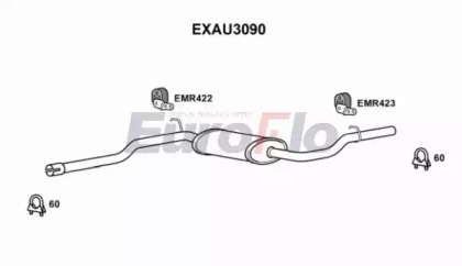 Амортизатор EuroFlo EXAU3090