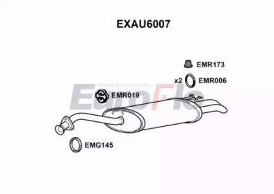 Амортизатор EuroFlo EXAU6007