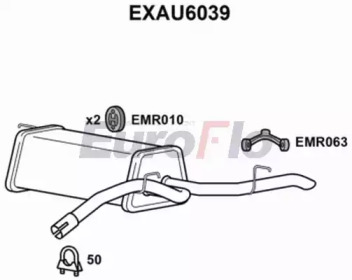 Амортизатор EuroFlo EXAU6039