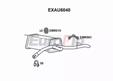 Амортизатор EuroFlo EXAU6040