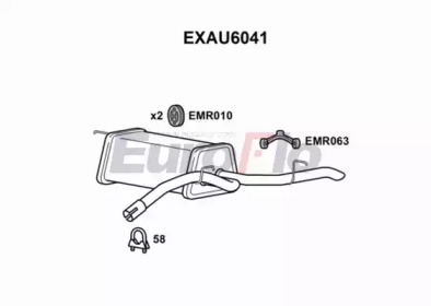 Амортизатор EuroFlo EXAU6041