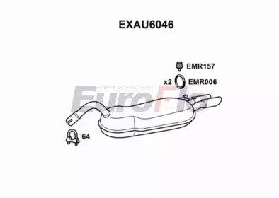 Амортизатор EuroFlo EXAU6046