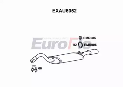 Амортизатор EuroFlo EXAU6052