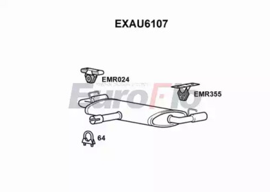 Амортизатор EuroFlo EXAU6107