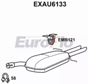 Амортизатор EuroFlo EXAU6133