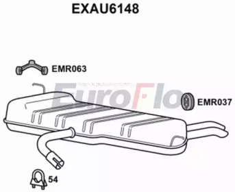 Амортизатор EuroFlo EXAU6148