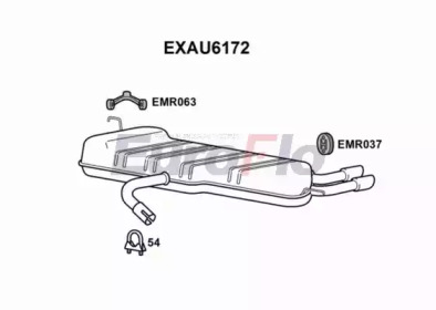 Амортизатор EuroFlo EXAU6172