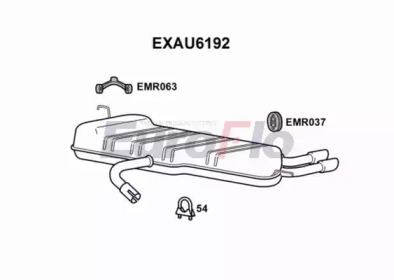 Амортизатор EuroFlo EXAU6192