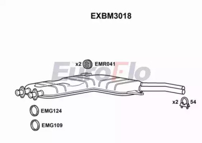 Амортизатор EuroFlo EXBM3018