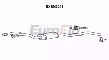 Амортизатор EuroFlo EXBM3041