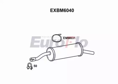 Амортизатор EuroFlo EXBM6040