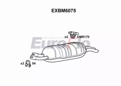 Амортизатор EuroFlo EXBM6075