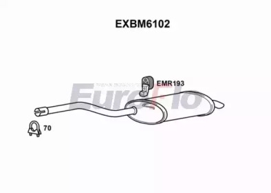 Амортизатор EuroFlo EXBM6102