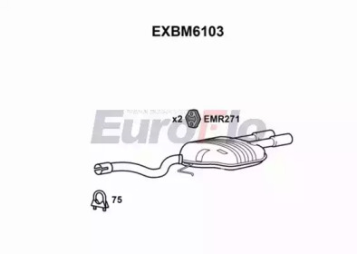 Амортизатор EuroFlo EXBM6103