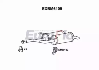 Амортизатор EuroFlo EXBM6109