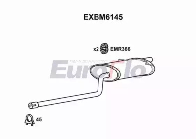 Амортизатор EuroFlo EXBM6145