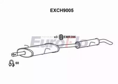 Амортизатор EuroFlo EXCH9005