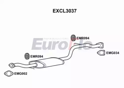 Амортизатор EuroFlo EXCL3037