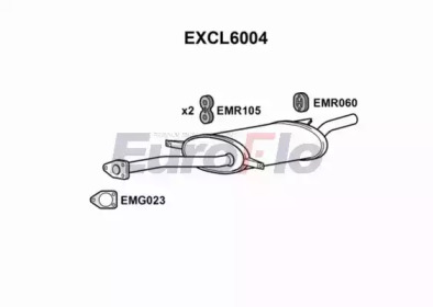 Амортизатор EuroFlo EXCL6004