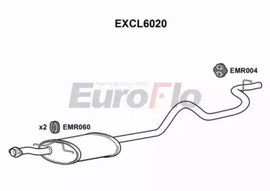 Амортизатор EuroFlo EXCL6020